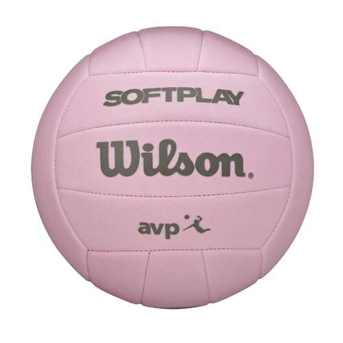 Wilson Volleyball Super Soft Play, Kunstleder, Outdoor und Indoor-Volleyball, Beachvolleyball