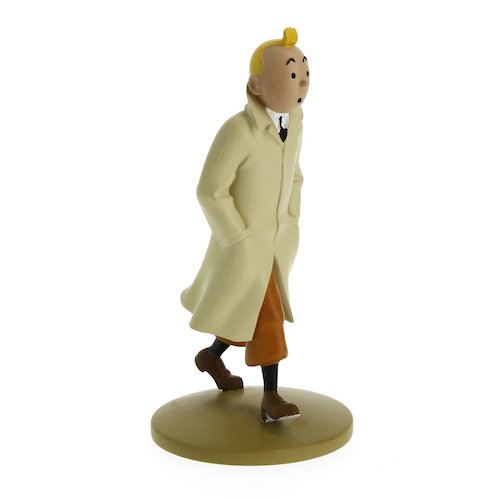 Collection figurine Tintin walking coat 12cm Moulinsart 42190 (2015)