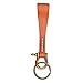 Leather Keychain Leather Key Ring, Cowhide Smooth Soft Classic Key Chain Fob for Man and Women by Agemore (Light Brown)