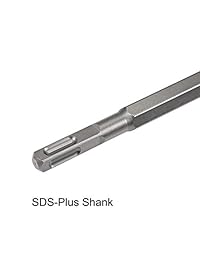 uxcell Point   Broca de masonería para martillo eléctrico de cáscara, herramienta para romper hormigón