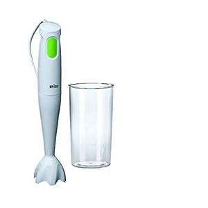 Braun-MultiQuick-1-MQ100-Hand-Blender-Soup-Mixer-Stainless-Steel-Blades-BPA-Free-Plastic-Beaker-Dishwasher-Safe-Wand-White Braun MultiQuick 1 MQ100 Hand Blender, Soup Mixer, Stainless Steel Blades, BPA-Free Plastic Beaker, Dishwasher Safe Wand…