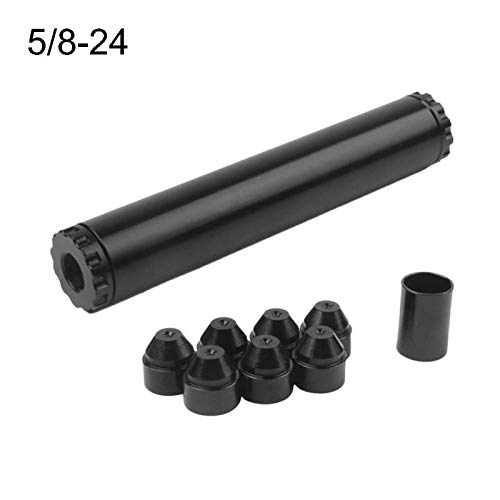 Aluminium Auto Fuel Filter Gas Inline Fuel Filter for Car Motorcycle ATV Bike (Black 5/8-24inch)