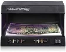 AccuBanker D63 Compact Counterfeit Detector with UV Ultraviolet and Watermark Detection - 3 Pack