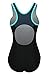 ReliBeauty Womens Hollow Back One Piece Swimsuit (12-14(XX-Large), Black & Blue)