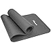 REEHUT 1/2-Inch Extra Thick High Density NBR Exercise Yoga Mat for Pilates, Fitness & Workout w/Carrying Strap (Grey)thumb 3