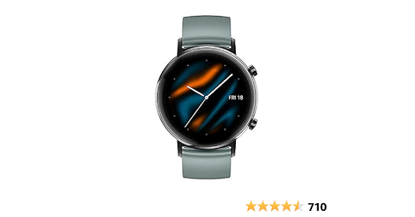 HUAWEI Watch GT 2 (42 mm) Smart Watch, 1.2 Inch AMOLED Display with 3D  Glass Screen, 1-Week Battery Life, GPS, 15 Sport Modes, 3D Glass Screen,  Real-Time Heart Rate Monitoring Smartwatch, Lake