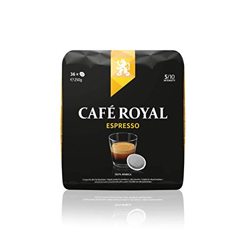 Café Royal Espresso 36 (kompatible Kaffeepads für Senseo®*, Intensität 5/10) 1er Pack (1 x 36 Kaffee-Pads)