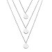 Silpada 'Descending Disc' Layered Necklace in Sterling Silver
