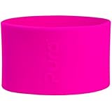Pura Short Silicone Sleeve for Bottle, Pink (Plastic Free, NonToxic Certified, BPA Free)