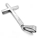INBLUE Men's Stainless Steel Pendant Necklace Silver Tone Down Inverted Cross -With 23 Inch Chain