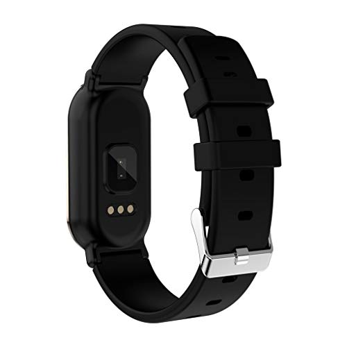 Kanzd T1 Men Women Blood Oxygen Blood Pressure Heart Rate Monitor Sports Smart Watch (Silver)
