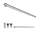 Stainless Steel Cleaning Brush with Micro Coil Jig Tool for Heating Wire Coil Wire Wrapping DIY Tool Resistance Wire Winding Rod Electrical Heating Wire 5 Resistance Optional
