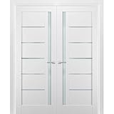 French Double Panel Lite Doors 48 x 80 with