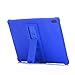 HminSen Compatible/Replacement for Ultra Slim Soft Silicon Rugged Back Stand Cover Lenovo Tab 4 10/Tab4 10 Plus case 2017 Release ZA2J0007US (Navy Blue)
