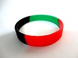 African American silicone wristband Afro American bracelet