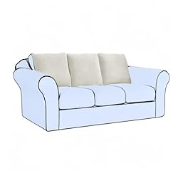 WEYOND Couch Back Cushion Covers Large Sofa Back