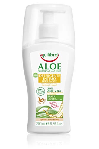 Equilibra Aloe - Limpiador íntimo hidratante, 200 ml