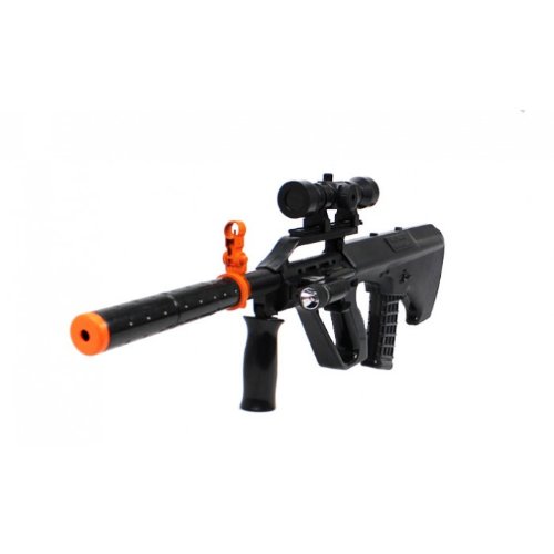 Td-2013 steyr aug electric toy gun w/ lights & sounds