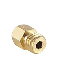 yotino 10 piezas MK8 boquilla extrusora para todos los 3d Printer + 5 impresora 3d taladro KIT de limpieza de boquilla para 3d impresora boquilla (0.2 yard,, 0,4, 0,5, 0,6 mm.)