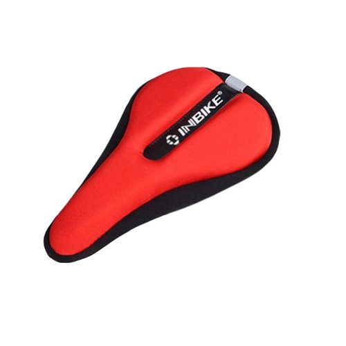 Fahrrad-Fahrrad-Schaum-Komfort-Sitzkissen für die Sattel-Sitzabdeckung (rot)