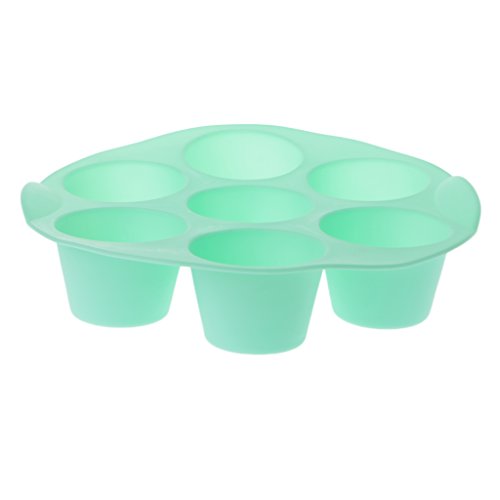 Sixsons 7-Cup Round Silicone Cupcake Cake Mold Baking Chocolate Jelly Muffin Pan Mould
