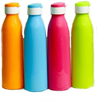 Vardhaman Plastic Water Bottles 1 Litre Set Pack of 4