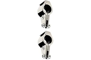 MARINE PART DEPOT Two Units of Stainless Steel Bimini Top Hinge - Rail Mounts 1"