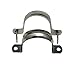 Amanaote Stainless Steel 2 Inches Diameter Tube Strap Tension Clip Pipe Clamp(Pack Of 8 Sets)