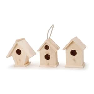 Amazon.com: Bulk Buy: Darice DIY Crafts Wood Birdhouse ...