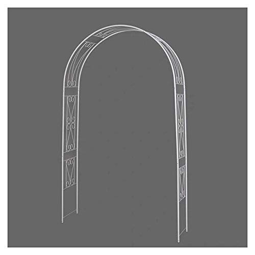 HLMBQ Rosenbogen 170x252x40cm Metall Pergola Rankhilfe Rankgitter Torbogen Rankbogen wetterfest Gartenbogen,Schwarz… – Bild 3