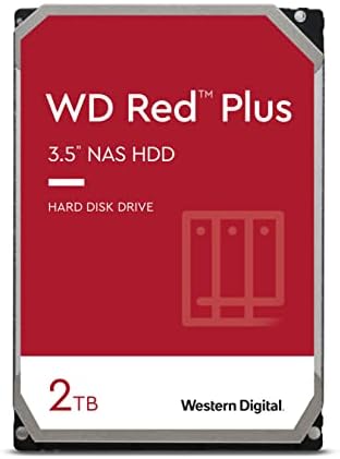 Western Digital WD Red 2TB NAS Hard Drive 5400 RPM Class, SATA