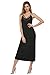 Ekouaer Sexy Full Slip Lingerie Womens V-neck Chemise Sleepwear Lace Trim Nightgown