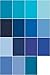 Connecting Threads Color Wheel Premium Precut Quilting Fabric Bundle Fat Quarters (Ocean Depths)