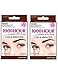 Combo Pack! 1000 Hour Eyelash - Brow Dye/Tint Kit Permanent Mascara (Dark Brown - Dark Brown)