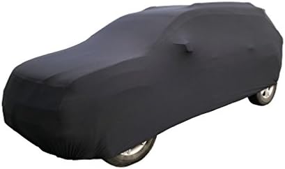 CarCovers Scratch Resistant Indoor SUV Cover with Warranty Compatible with Range Rover 2014-2018 Range Rover Sport (Land Rover) - Black Satin Ultra Soft Material SUV Cover SUV Accessories