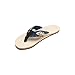 Rainbow Sandals Men's Single Layer Hemp Sandal with a Nylon Fish Pattern Strap