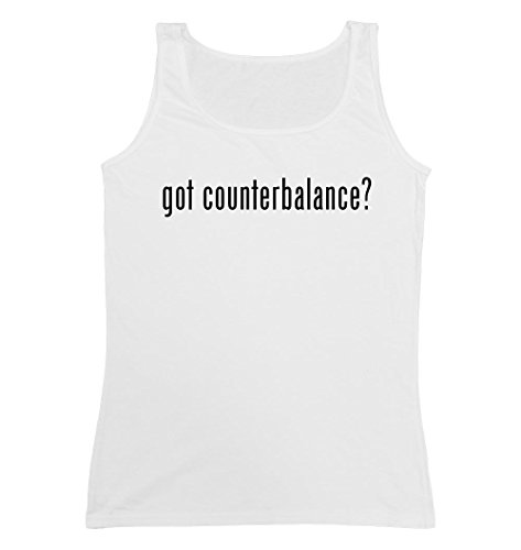 got counterbalance? - Adult Women's Tank Top, White, Medium