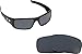 Seek Optics Compatible/Replacement Lenses for Oakley Crankshaft Black Iridium