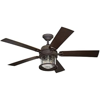 Allen Roth Stonecroft 52 In Rust Indoor Outdoor Downrod Or Close