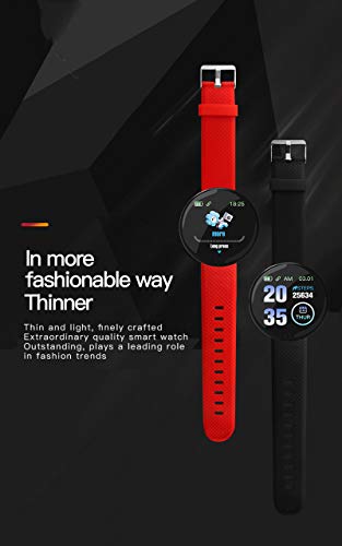 Fitness Tracker voor mannen Dames Slaapmonitor Activity Tracker met bloeddruk Bloedzuurstof, B28 Smart 1.3inch Full… - Image 8