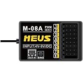 MEUS Racing 2.4GHz RC Receiver M-08A Long Range Control RX Compatible with RC Receiver ME-8A/ME-8B for RC Car/Boat/Tank etc. (8CH)