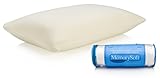 NEW Ultra-Luxury Shredded Memory Foam Pillow By MemorySoft- Washable, Hypoallergenic and Cool Bamboo Case- Soft Foam Shell Keeps Pillow Balanced- Standard Size Fits Twin to King- No Hassle Guarantee