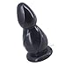 Huge Anal Beads Extra Large Butt Plug Big Dildo Adult Sex Toys for Men and Women (Black)