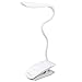 LED Desk Lamp, Hapurs 2 in 1 (Stand on Own & Clip Everywhere) Gooseneck Tube Touch Sensitive LED USB Portable Rechargeable Dimmable Portable Lightweight Table Reading Study Clip Lamp Light