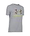 Under Armour Boys' UA Camo Fill Big Logo Short Sleeve T-Shirt Youth X-Large True Gray Heather
