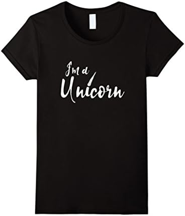 Womens I'm a Unicorn T-Shirt Funny Unicorn Shirt Large Black