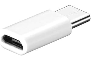 Charging Adapter,USB-C Type-C to Micro USB Charging Adapter White 1 pcs Practical