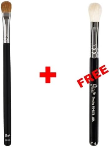 Bundle - Petal Beauty Large Shader makeup Brush + FREE $9 Value Eye Blending Brush (Matte)