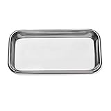 Zorvo 1 PCS Dental Stainless Steel Medical Tray8.5