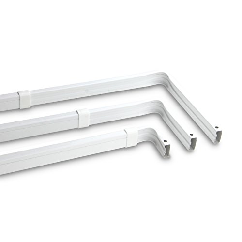 Lockseam Triple Curtain Rod 84-120 inch - //medicalbooks.filipinodoctors.org